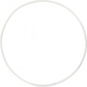 Anneau en métal - blanc - Ø10 cm - 10 pcs Anneau en métal - blanc - Ø10 cm - 10 pcs