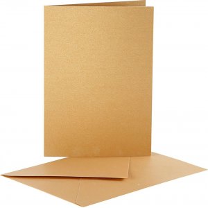 Cartes en nacre - or - 10 sets Cartes en nacre - or - 10 sets