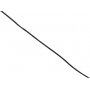 Cordon coton - noir - 100 m - 1 mm