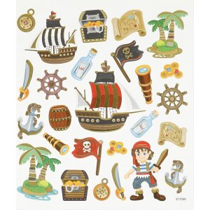 Autocollants - pirates Autocollants - pirates