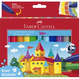 Stylo marqueur - Faber-Castell - Jumbo Superwashable Stylo marqueur - Faber-Castell - Jumbo Superwashable
