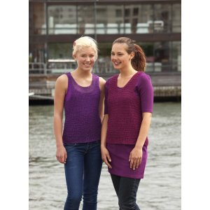 Patron tricot - Lin au point mousse Patron tricot - Lin au point mousse