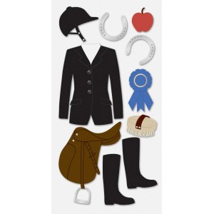 Mélange d'autocollants - Équitation Mélange d'autocollants - Équitation