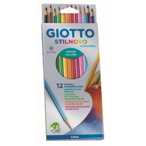 Crayons aquarelle Giotto Stilnovo - paquet de 12 Crayons aquarelle Giotto Stilnovo - paquet de 12
