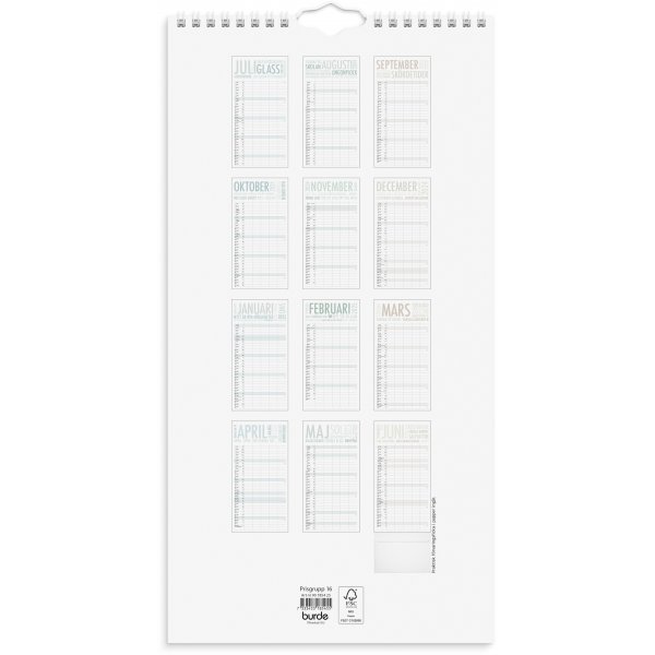 Calendrier familial 24/25 - TrendArt