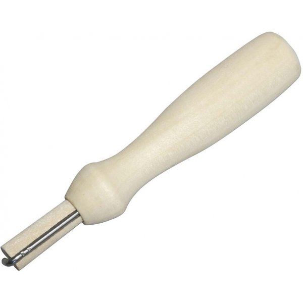 Porte-aiguille  feutrer en bois avec 5 aiguilles intermdiaires