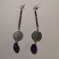 Image client Clous 13 mm - argent 925 2 pcs. boule + anneau / 925 / 2 PA