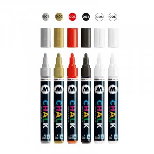 Set de marqueurs Craie 4 mm 6 stylos - Basic Set de marqueurs Craie 4 mm 6 stylos - Basic