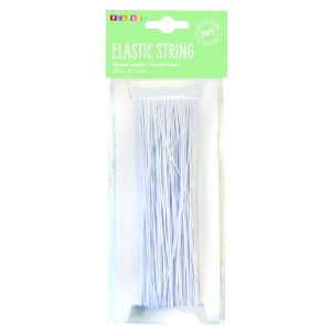 Cordon élastique - Blanc - Différentes longueurs ! Cordon élastique - Blanc - Différentes longueurs !