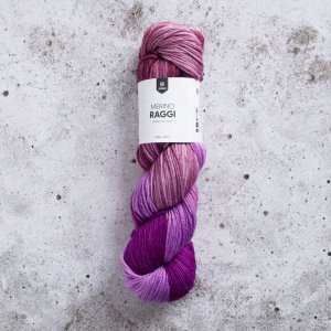 Raggi mérinos 100g - Groseille & cerise Raggi mérinos 100g - Groseille & cerise