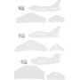 Avion - blanc - 3 pcs