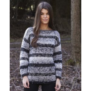 Patron Tricot - Pull Femme Manches Longues (avec Paillettes) Patron Tricot - Pull Femme Manches Longues (avec Paillettes)