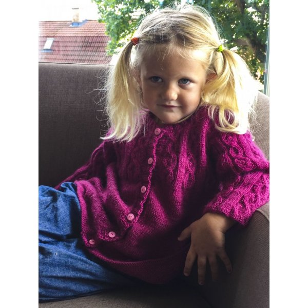 Patron tricot - Cardigan enfant avec motif galon