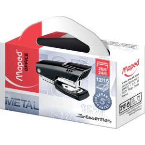Agrafeuse - Maped - Essentials Métal Mini 24/6-26/6 Agrafeuse - Maped - Essentials Métal Mini 24/6-26/6