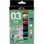 Peinture scolaire Acrylique - Mtallis - couleurs standards - mtallis - 6 x 20 ml