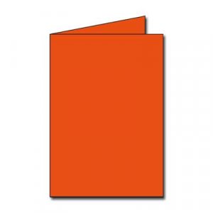 Carte Double Pollen 111x158 - Paquet de 25 - Orange intense Carte Double Pollen 111x158 - Paquet de 25 - Orange intense