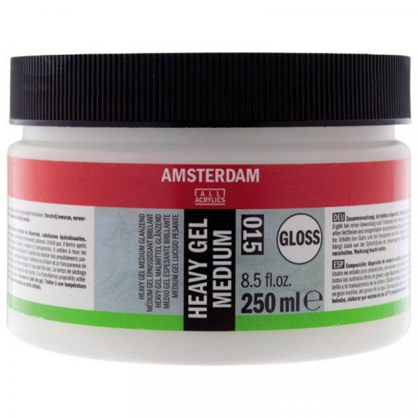 Mdium acrylique Amsterdam - Mdium gel lourd - Brillant