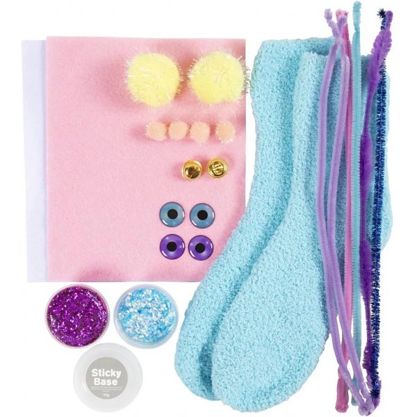 Kit DIY Dcoration, couleurs mlanges, Sock Monster