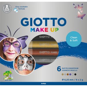 Crayon de maquillage Giotto 6-pack - Métallisé Crayon de maquillage Giotto 6-pack - Métallisé