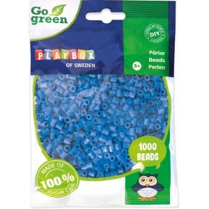 Perles tube Go green 1000 pcs Bleu Perles tube Go green 1000 pcs Bleu