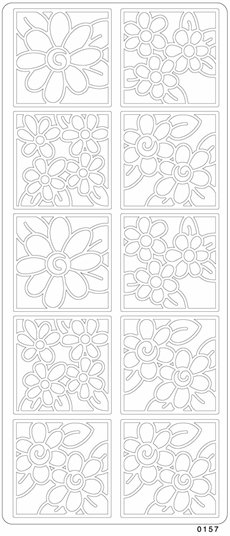 Peel offs - Fleurs/chèques Peel offs - Fleurs/chèques