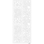 Peel offs - Fleurs/chques