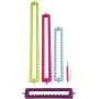 Anneaux  tricoter rectangulaires avec aiguilles et crochets - 4 pcs