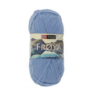 Fil Viking Fröya 50g - Bleu clair (207) Fil Viking Fröya 50g - Bleu clair (207)
