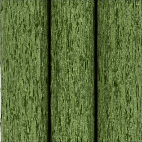 Papier crpon - vert feuille - 3 feuilles