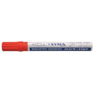 Marqueur permanent Mark&Sign 2-4 mm - Rouge Marqueur permanent Mark&Sign 2-4 mm - Rouge