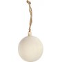 Boule de Nol en bois avec suspension - 5,5 cm