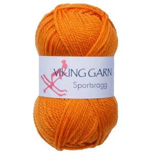 Fil Viking Chiffon de sport 50g - Jaune orange (544) SR Fil Viking Chiffon de sport 50g - Jaune orange (544) SR