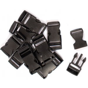 Boucle à clic 16 mm noir 10 pcs Boucle à clic 16 mm noir 10 pcs