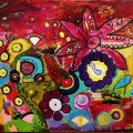 Image client Peinture acrylique Sennelier Abstrait 120ml - Vert Fluo (895)