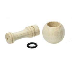 Manche en bois pour 1 aiguille à feutrer - 1 pc. 3 pièces non assemblées Manche en bois pour 1 aiguille à feutrer - 1 pc. 3 pièces non assemblées