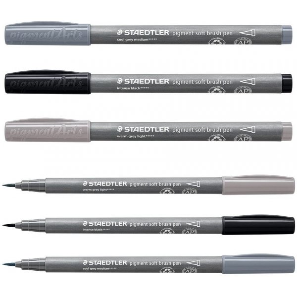 Staedtler Stylo pinceau doux  pigments