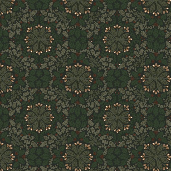 Tissu pour rideaux Egstigen col vert