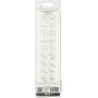 Bandes toiles - argent - 4,5 cm - 100 bandes