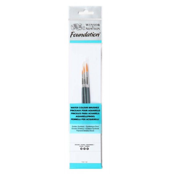 Ensemble de pinceaux synthtiques W&N Foundation Aquarelle - No. dix