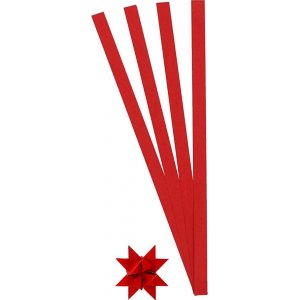 Bandes étoiles - rouge - Ø4,5 cm - 100 bandes Bandes étoiles - rouge - Ø4,5 cm - 100 bandes