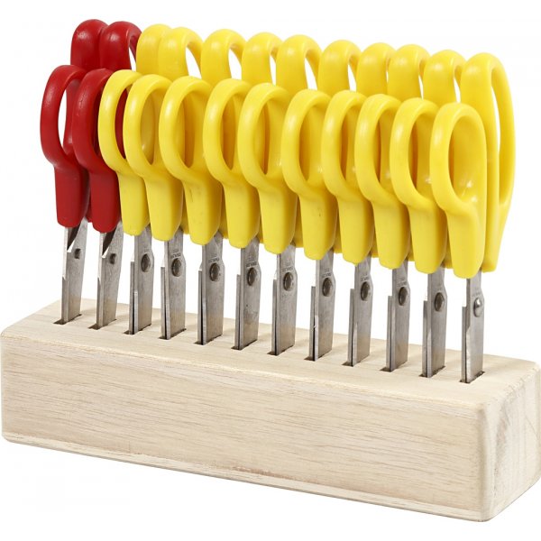 Ciseaux pour enfants - pointe ronde - 12,5 cm - 12 pcs Ciseaux pour enfants - pointe ronde - 12,5 cm - 12 pcs