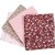 Tissu patchwork - rose - 4 pcs Tissu patchwork - rose - 4 pcs