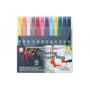 Stylo pinceau Koi Color - 12 stylos Stylo pinceau Koi Color - 12 stylos
