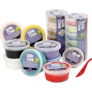 Silk Clay® - couleurs mélangées - 22 pots Silk Clay® - couleurs mélangées - 22 pots