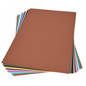 Caoutchouc décoratif - Feuille de caoutchouc mousse 300 x 450 x 2 mm - Paquet de 10 - couleurs mélangées Caoutchouc décoratif - Feuille de caoutchouc mousse 300 x 450 x 2 mm - Paquet de 10 - couleurs mélangées