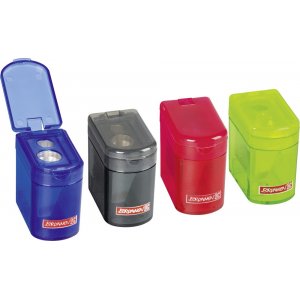 Taille-crayon - double avec couvercle Taille-crayon - double avec couvercle