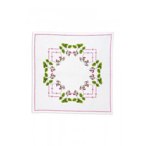 Kit de broderie Toile - Horloge rose Kit de broderie Toile - Horloge rose