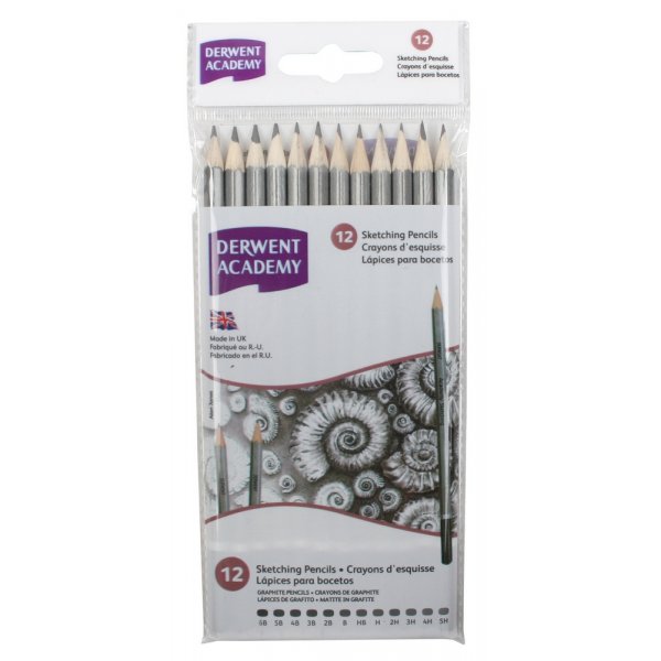 Derwent Academy Esquisse - 12 crayons