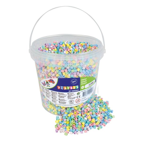Perles de pipe Mlange pastel - 10000 pcs