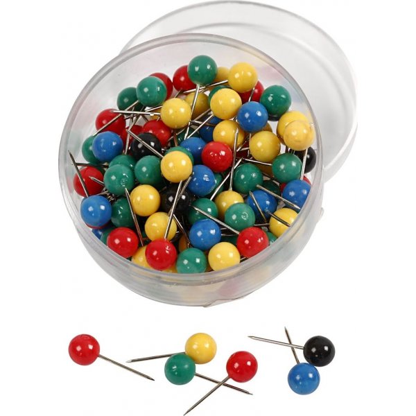 pingles de carte - couleurs mlanges - 100 pcs